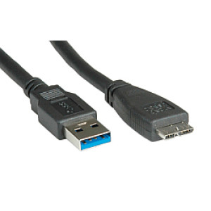 Kabel USB3.0  na  Micro A/B, 0.8m, crni